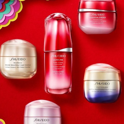 €42收王牌洁面！2024德国Shiseido资生堂官网折扣汇总-防晒霜，红腰子精华