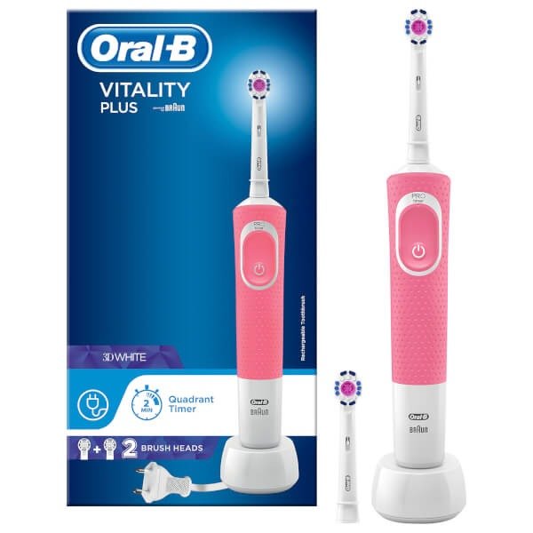 Vitality粉色电动牙刷