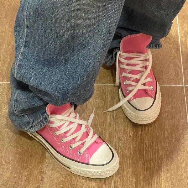 Chuck 70 粉色帆布鞋