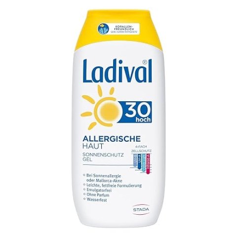 Ladival敏感肌用SPF 30防晒霜n, SPF 30, 200 ml