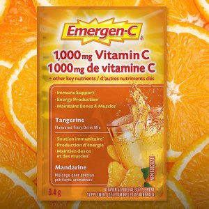 Emergen-C 维生素C冲剂 橘子味 30包 小巧便携装 提高抵抗力