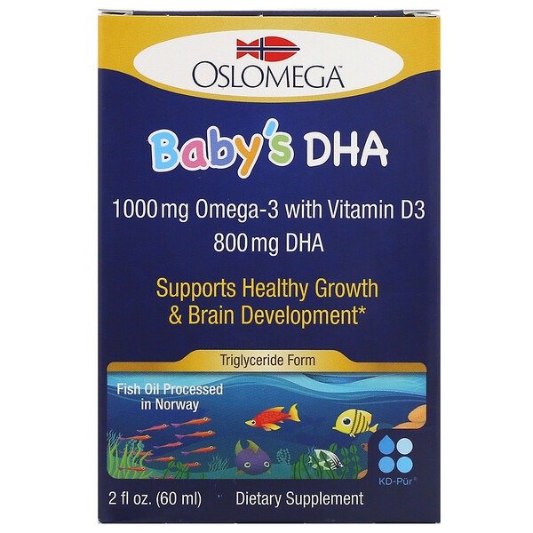 幼儿鱼油滴剂 DHA + 维生素 D3 60毫升