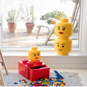 Lego 乐高储物盒 款式颜色齐全 收趣味收纳系统、方块小夜灯