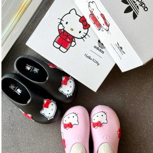 猫猫星人狂喜：adidas × Hello Kitty联名 厨师鞋 一整个心动