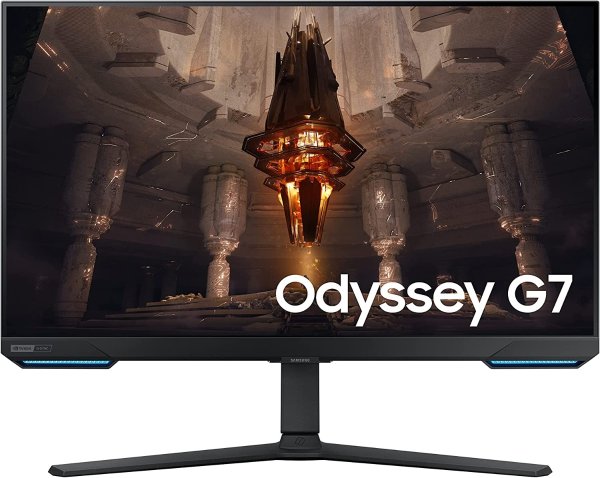 Odyssey G70B 28英寸 4K UHD 游戏显示器，IPS面板, 144Hz, HDR 400 支持G-Sync, FreeSync Premium Pro