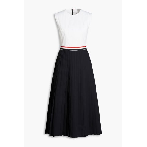 Thom Browne拼色连衣裙