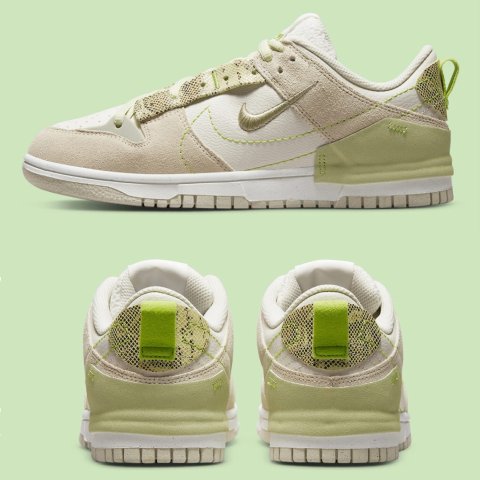 Nike Dunk系列现货马卡龙新色、绿蛇、蓝白色情侣鞋一绝部分6折！封面