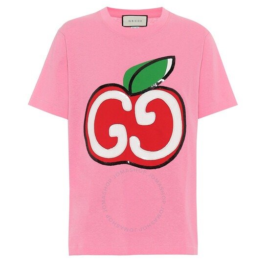 GG Apple Logo小苹果T恤