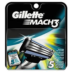Gillette吉列 Mach3 剃须刀片5个装