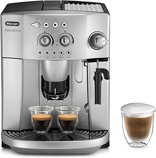 De'Longhi Magnifica, Automatic Bean to Cup Coffee Machine, Espresso, Cappuccino, ESAM 4200.S, Silver