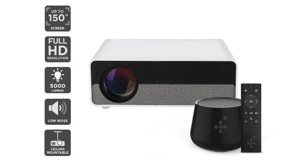 5000 Lumens Full HD Projector (F800) + Foxtel Now Box (Netflix Compatible) | Projectors |
