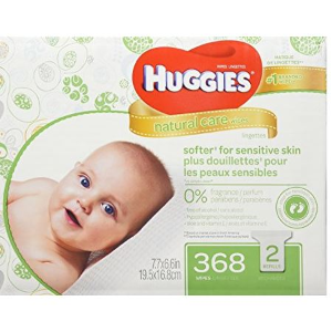 Huggies Natural Care 温和配方无香型婴儿湿巾 368张