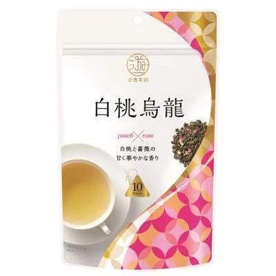 日东红茶 遊香茶馆白桃乌龙茶包 10小袋
