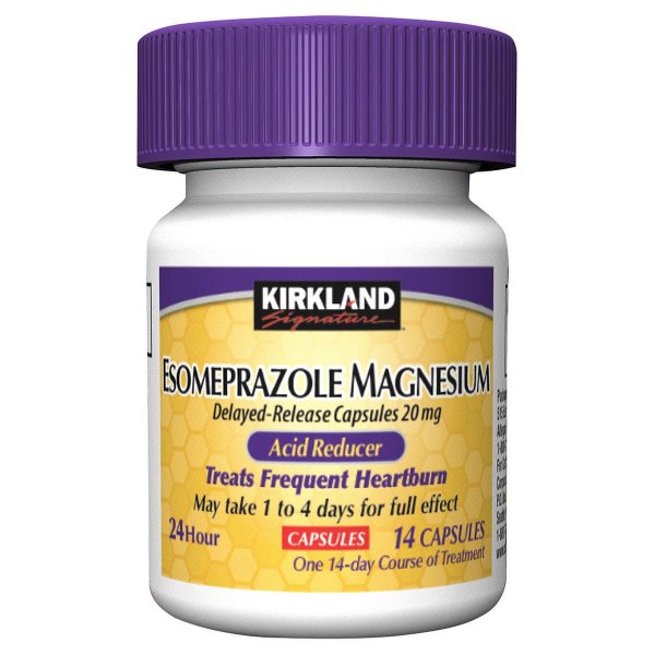 kirkland signature esomeprazole 20 mg., 42 capsules