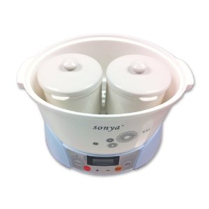 SONYA蒸煮全能厨房神器SDZ-12T3一锅三胆白瓷隔水电炖盅