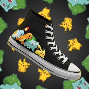 上新：Converse x Pokémon 联名鞋服 官网已发售