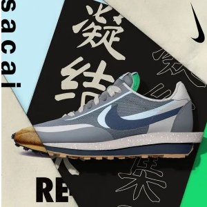 Nike LDWaffle x sacai x CLOT 三方联名 "Cool Grey" 配色