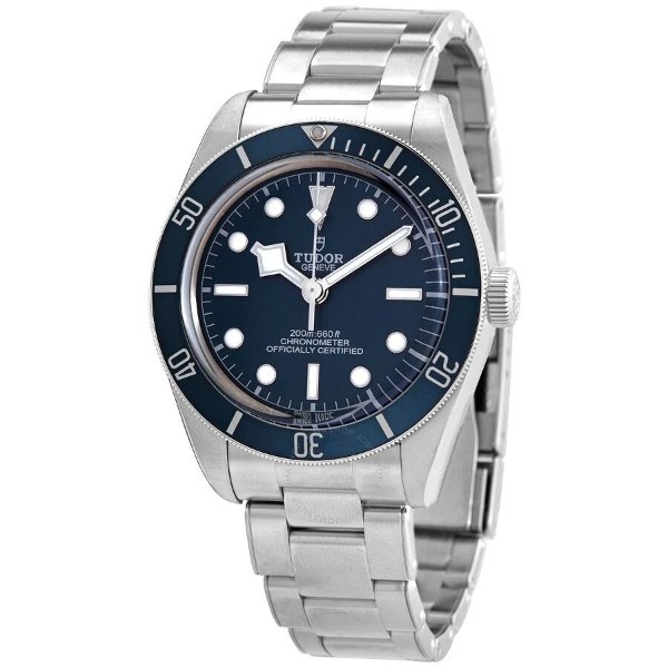 Black Bay Automatic Black Dial Men's GMT Pepsi Bezel Watch 79830RB-0001