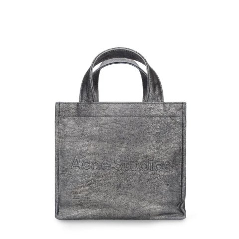 Acne Studioslogo棉质托特包