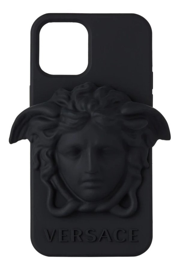 黑色 La Medusa iPhone 12/12 Pro 手机壳