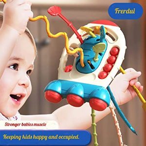 Frerdui 多功能婴幼儿蒙台梭利玩具 锻炼手眼 可充当磨牙玩具