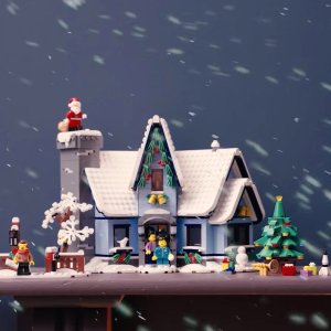 新品预告：LEGO 圣诞老人的造访 10293 年度温馨节日新品
