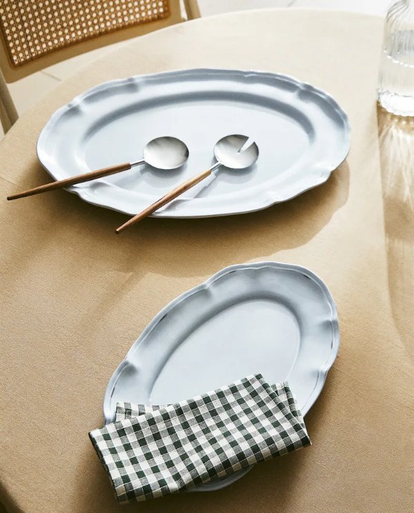 椭圆陶瓷餐盘