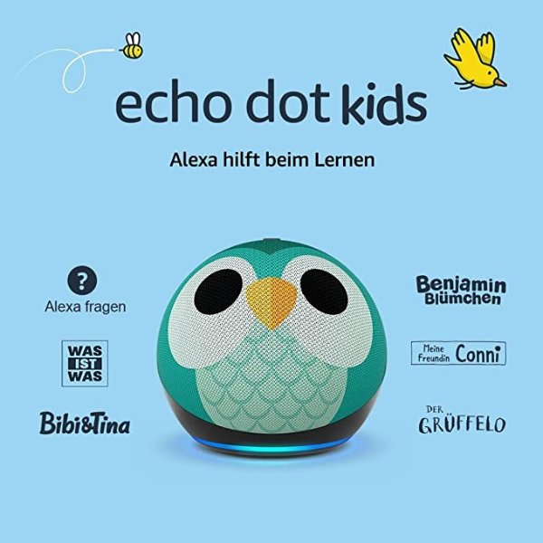 Echo Dot (5. Generation, 2022) Kids 儿童版智能音箱