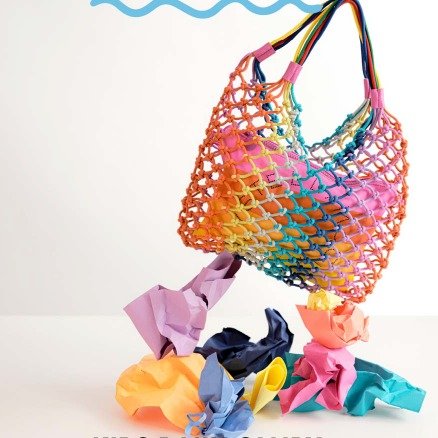 Rainbow 儿童编织手袋