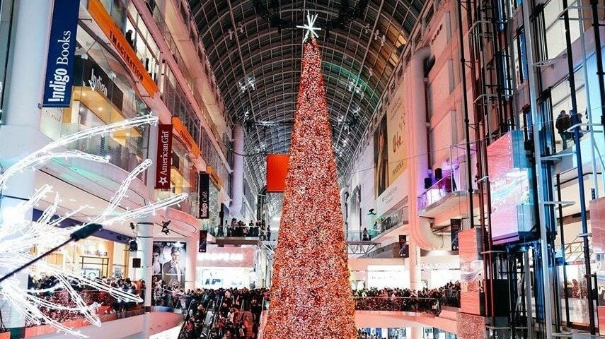 失望！多伦多Eaton Centre官宣，今年圣诞节将没有任何形式的圣诞树！