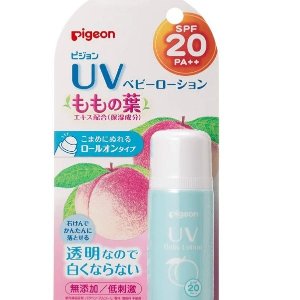 Pigeon 日本贝亲儿童防晒乳SPF20+ 桃子水配方防晒滚珠