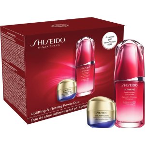 Shiseido1件返$40 价值$248=44折 红腰子精华+悦薇面霜套装