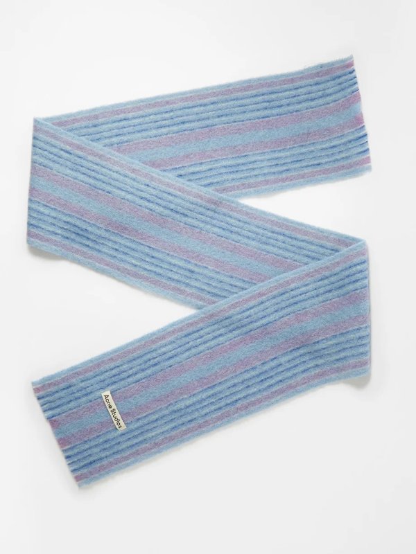 条纹羊毛围巾