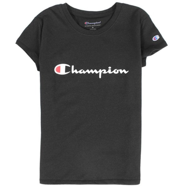 Champion 女大童Logo短袖