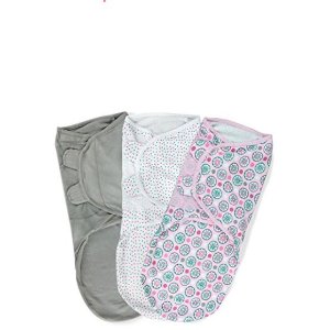 史低价 Summer Infant SwaddleMe 全棉婴儿安全包巾(3个装)