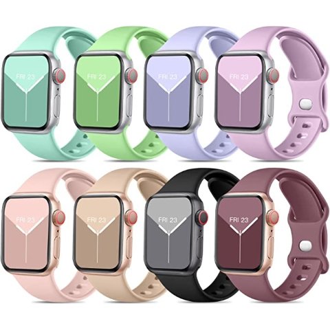 小号手表磨砂硅胶表带