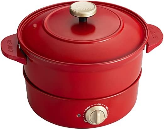 BRUNO 烤罐 红色圆锅