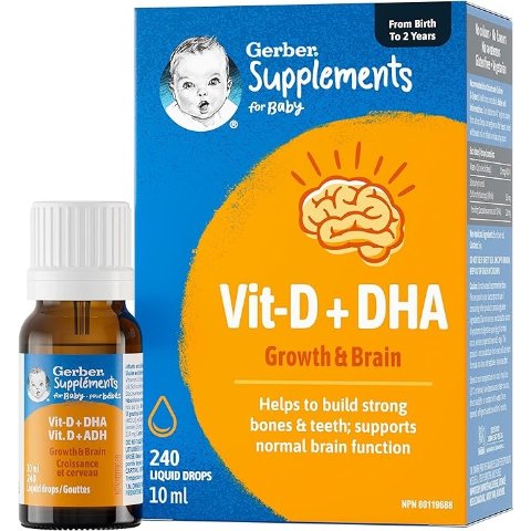 婴儿维生素 D 和 DHA 补充剂