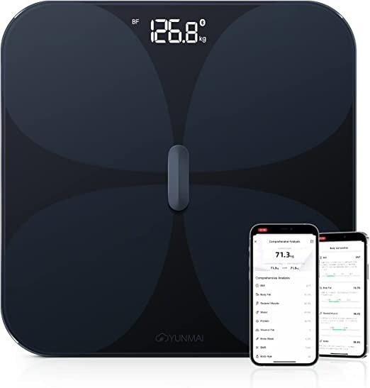 Pro Smart Scale - Body Composition Monitor with ITO coating & Free APP