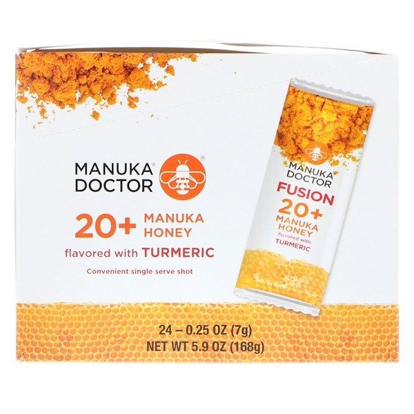 20+ Manuka Honey,便携装24 Sachets, 0.25 oz (7 g) Each