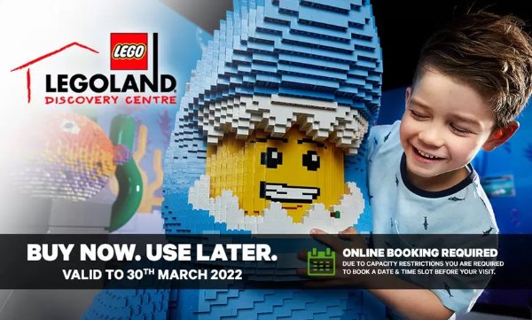 LEGOLAND Discovery Centre Melbourne 3-15岁儿童门票