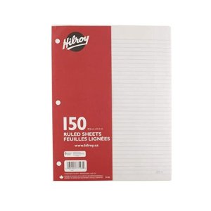 史低价：Hilroy 活页纸150张 带装订孔 用一张仅$0.01