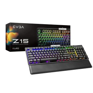 史低价：EVGA Z15 RGB 机械键盘 搭载Kailh 速度银轴