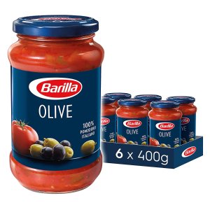 Barilla 橄榄风味意面酱/调味番茄酱 400克x6罐 还有多种口味有货 别光囤意面忘了酱