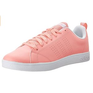大码福利 adidas NEO Advantage Clean VS 女款运动鞋 - 10码粉色