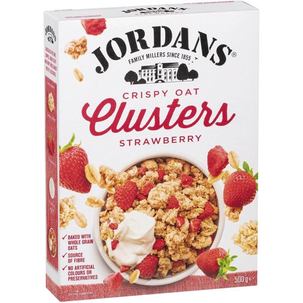 Jordans Strawberry 麦片 500G 