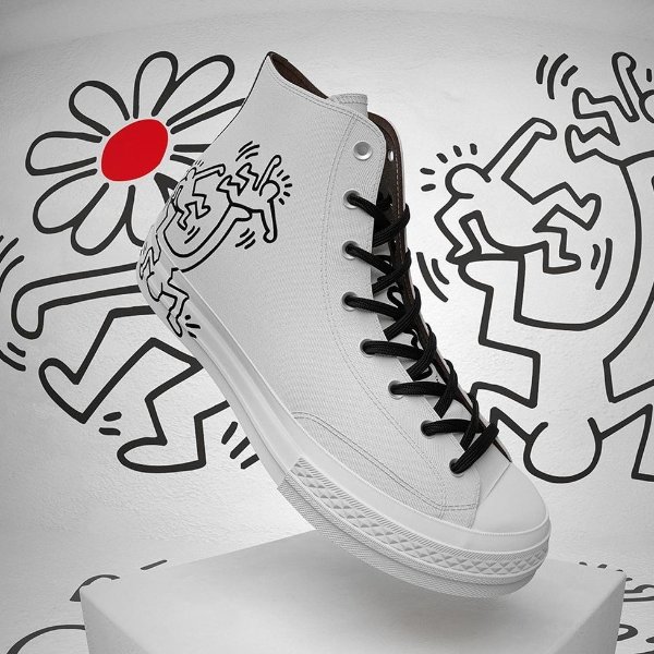 x Keith Haring 联名Chuck 70 高帮帆布鞋