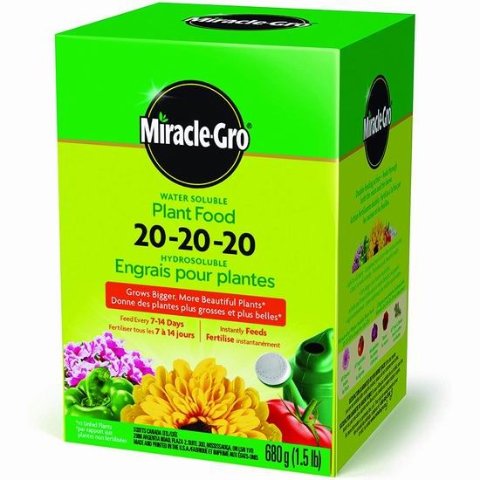 Miracle-Gro 20-20-20 水溶性植物复合肥料 680g/1.5lb