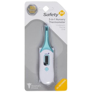 Safety 1st 3合1 婴儿数字式体温计 北极蓝色 超长待机电池
