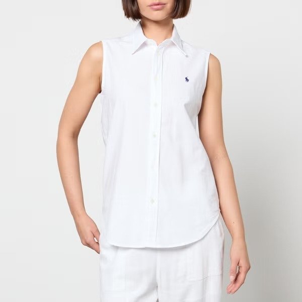 Polo Ralph Lauren 无袖白色衬衫